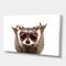 Designart - Raccoon With Red Sunglasses - Animals Canvas Wall Art Print